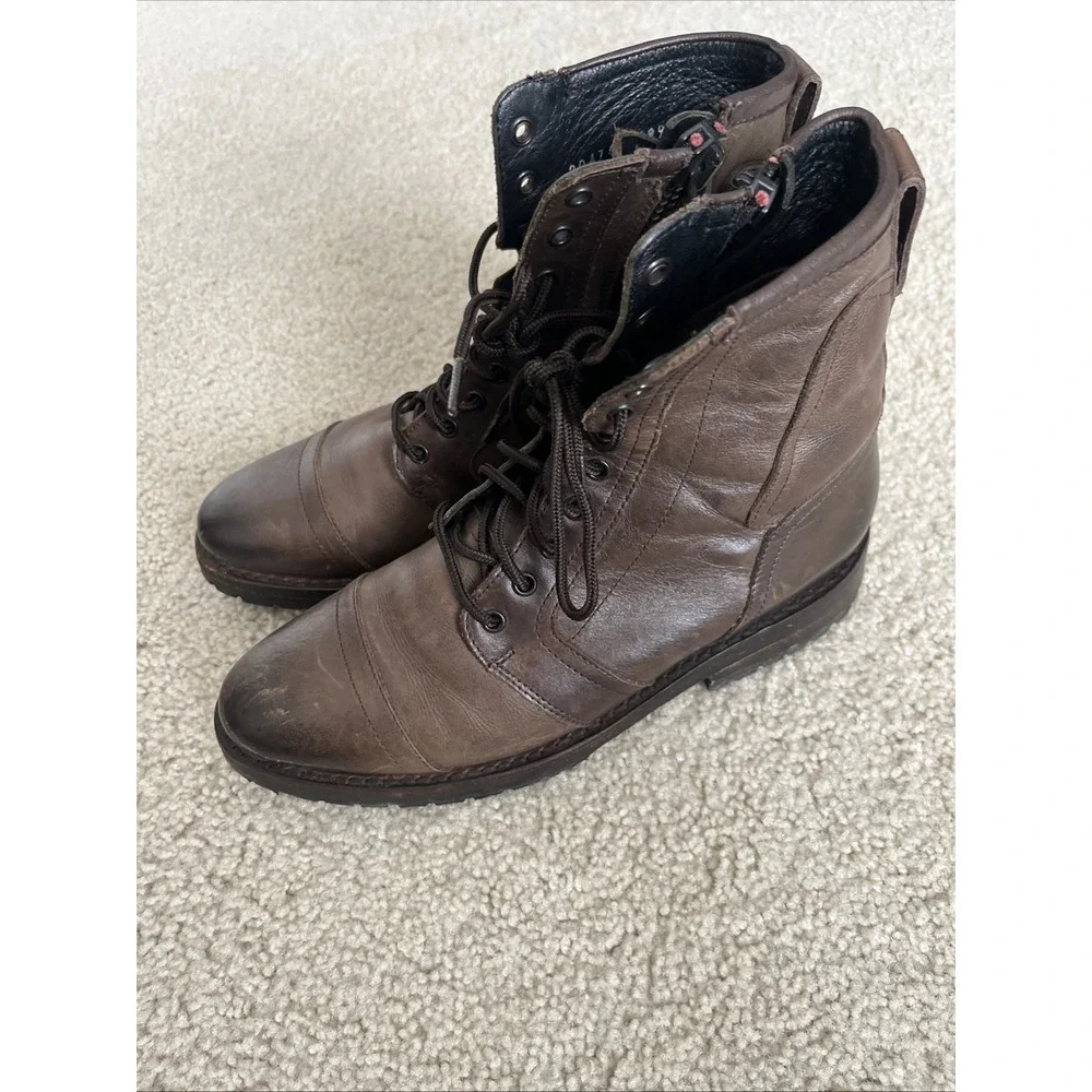 Thursday Boot Co Casa Moto Zip House of Friends Rande Gerber Boots Mens 6 Brown